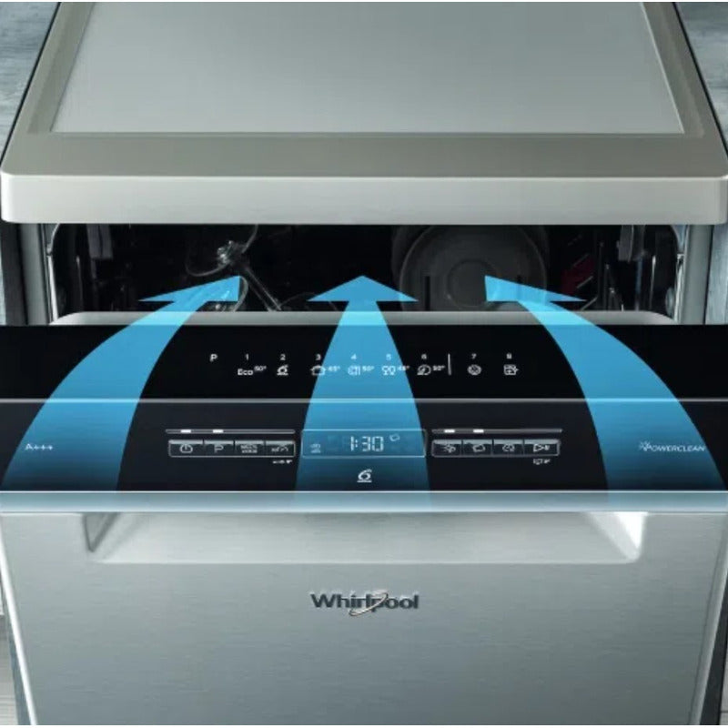 Lavavajillas Whirlpool Wsfo3t2 10 Cubiertos Acero Inox Color Acero Inoxidable