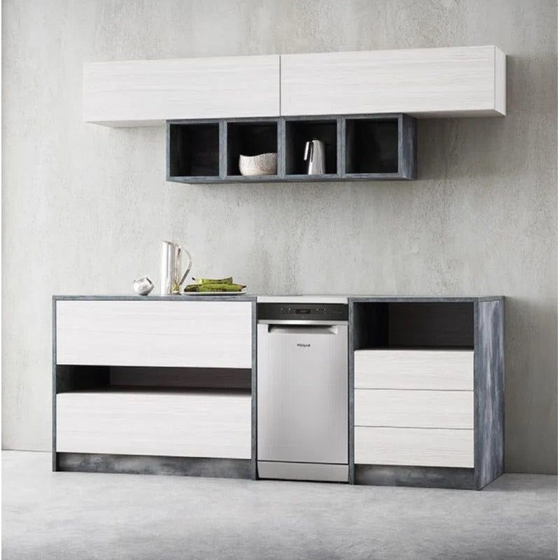 Lavavajillas Whirlpool Wsfo3t2 10 Cubiertos Acero Inox Color Acero Inoxidable