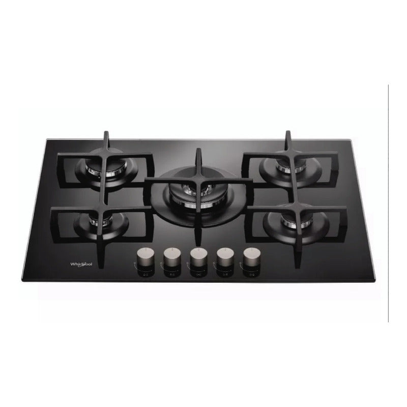 Anafe Empotrable A Gas Whirlpool Goa 7523 Negro 220v