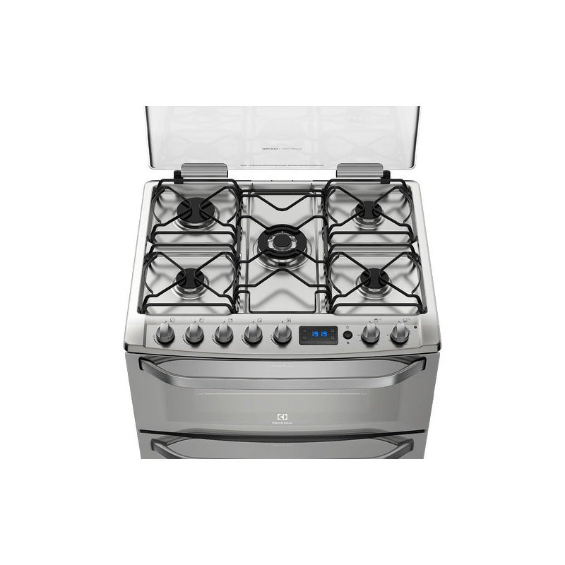 Cocina Electrolux76dxr Color Acero Inoxidable Con Puerta Con Visor