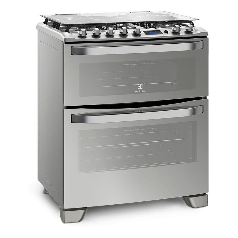 Cocina Electrolux76dxr Color Acero Inoxidable Con Puerta Con Visor