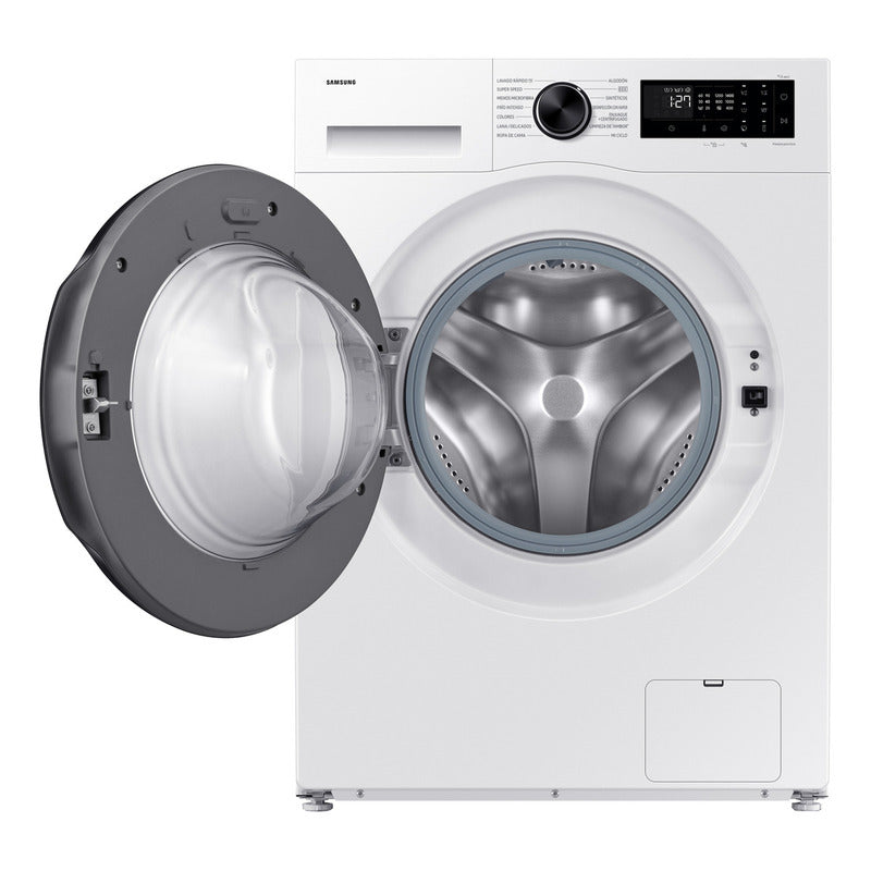 Lavarropas Samsung Ecobubble Ww10cgc04daebg 10.5kgs White Color Blanco