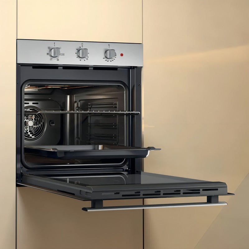 Horno Whirlpool Wob71as Empotrable Eléctrico 71 Litros Inoxidable Convección Smart Clean