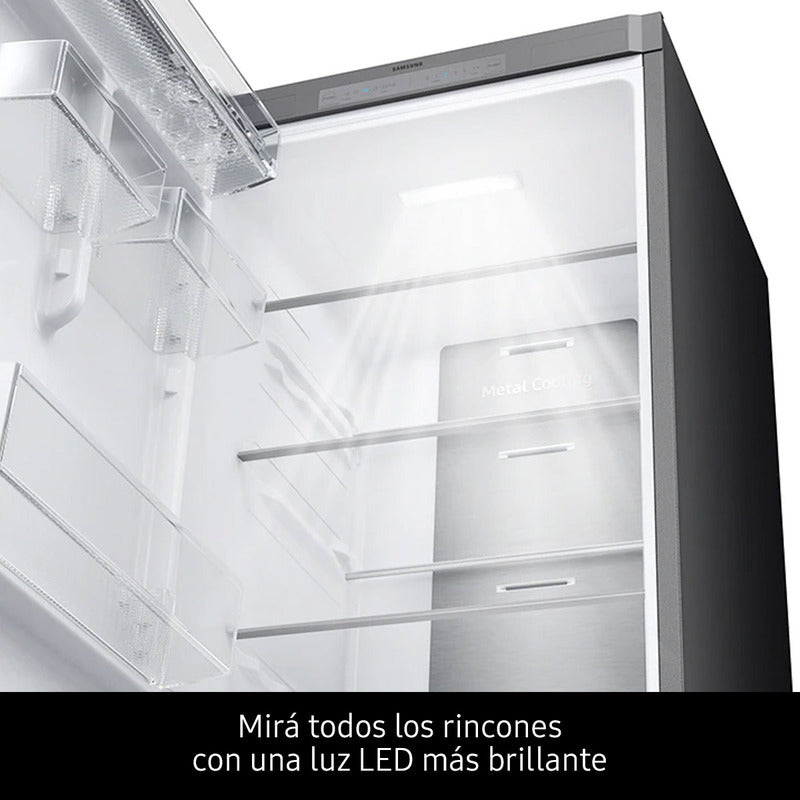 Heladera Invert Samsung Bespoke Rb33a307039 328l Satin Beige