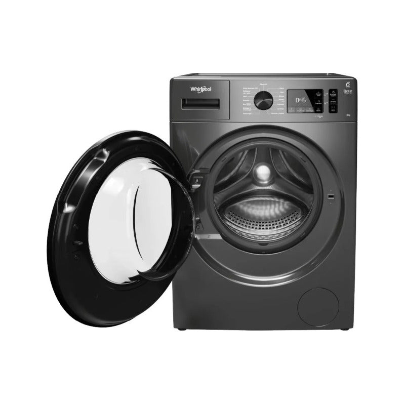 Lavarropas Whirlpool 1200rpm Silver Inverter Wnq80bsdna 8 Kg