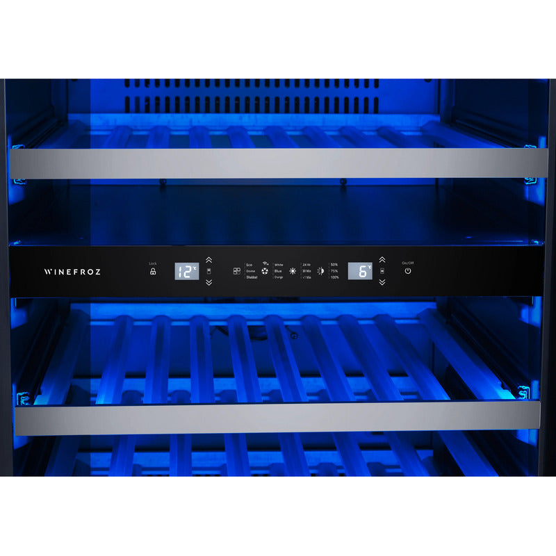 Cava Winefroz Wifi Lux 128 Bot  -doble.temp-wmn142d