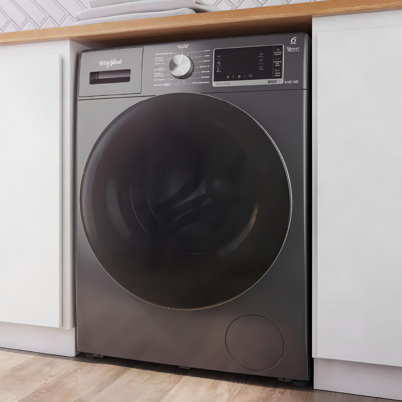 Lavasecarropas Automático Whirlpool Wnc95as 9,5kg 1400rpm In Color Gris