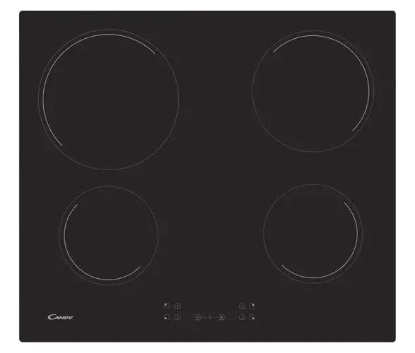 Combo Candy Horno Electrico Fidcx605l + Anafe Ch64ccb Vitroc Color Negro