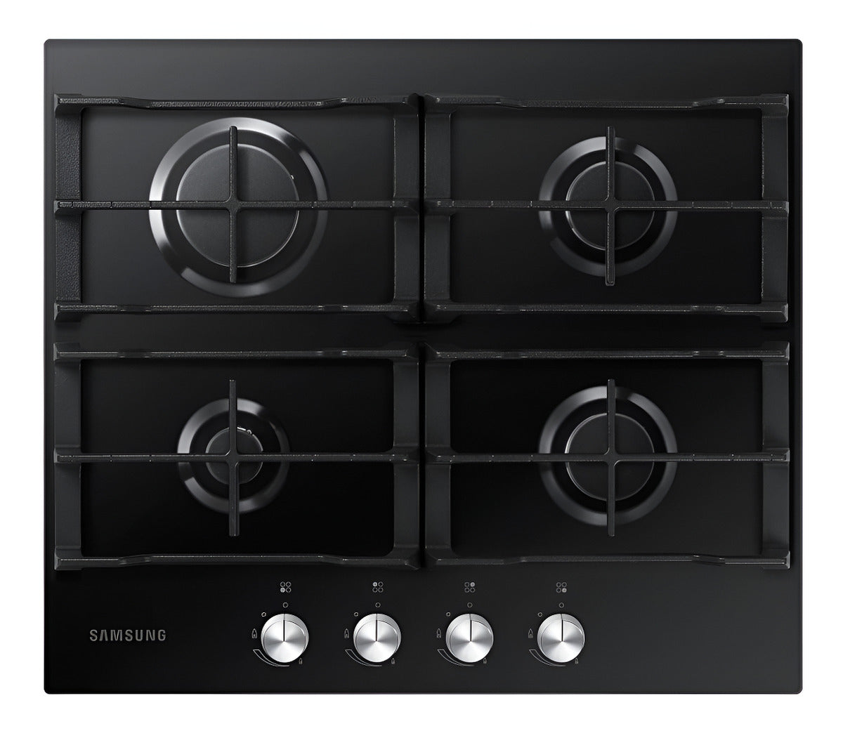 Anafe A Gas Samsung 4 hornallas Color Negro Na64h3000ak