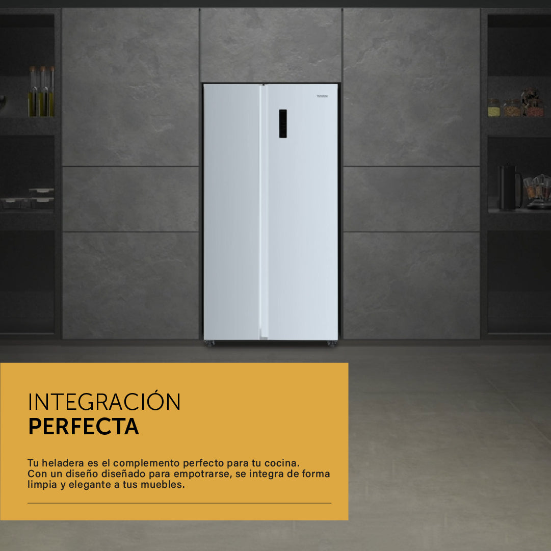 Heladera Inverter No Frost Vondom Acero Inoxidable 631 L SBS631