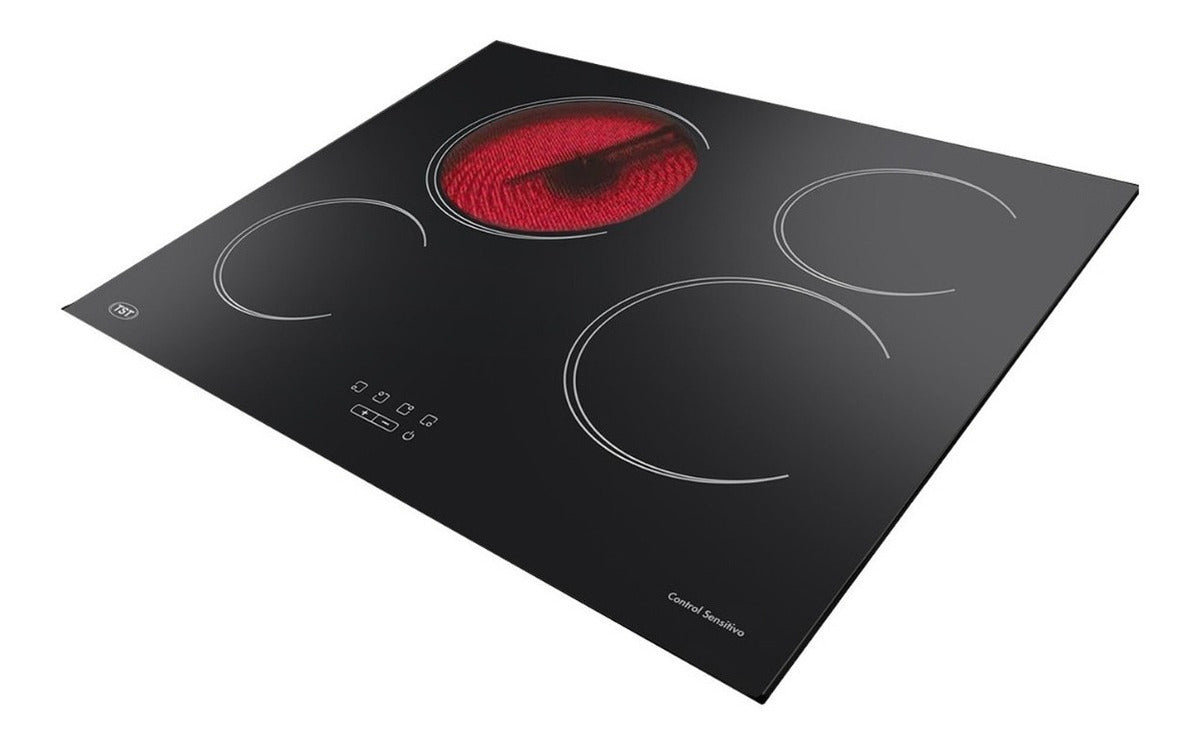 Anafe Eléctrico TST Vitro Negro 4 Hornallas 27-4