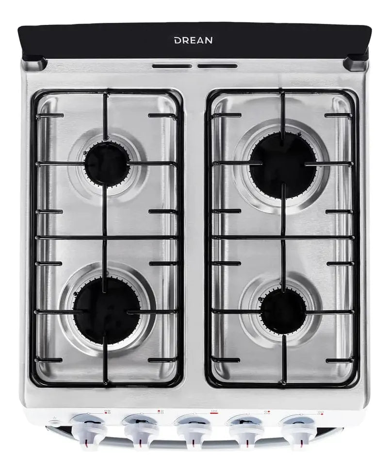 Cocina Multigas Drean 55cm Luz Encendido Termostato Blanca