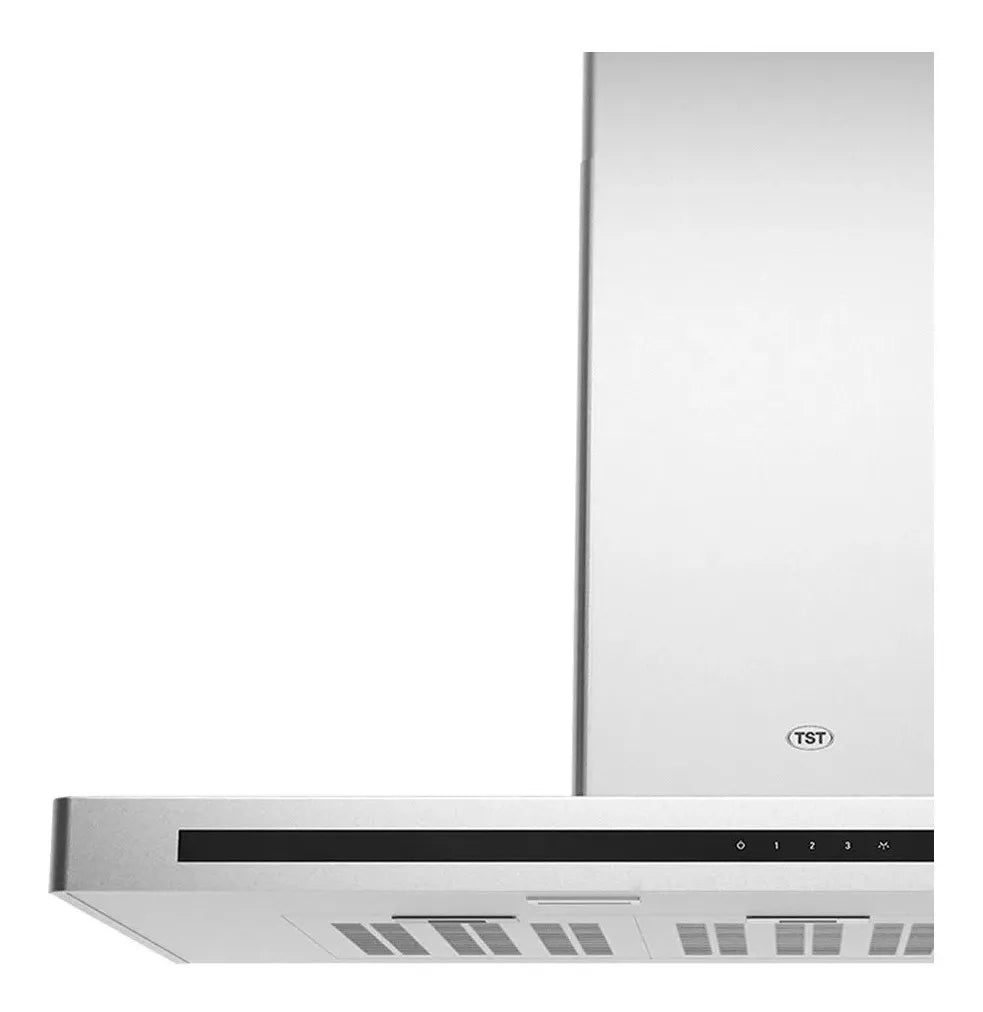 Campana De Cocina Diamante 90cm (pared) - Tst - Touch Acero Color Plateado