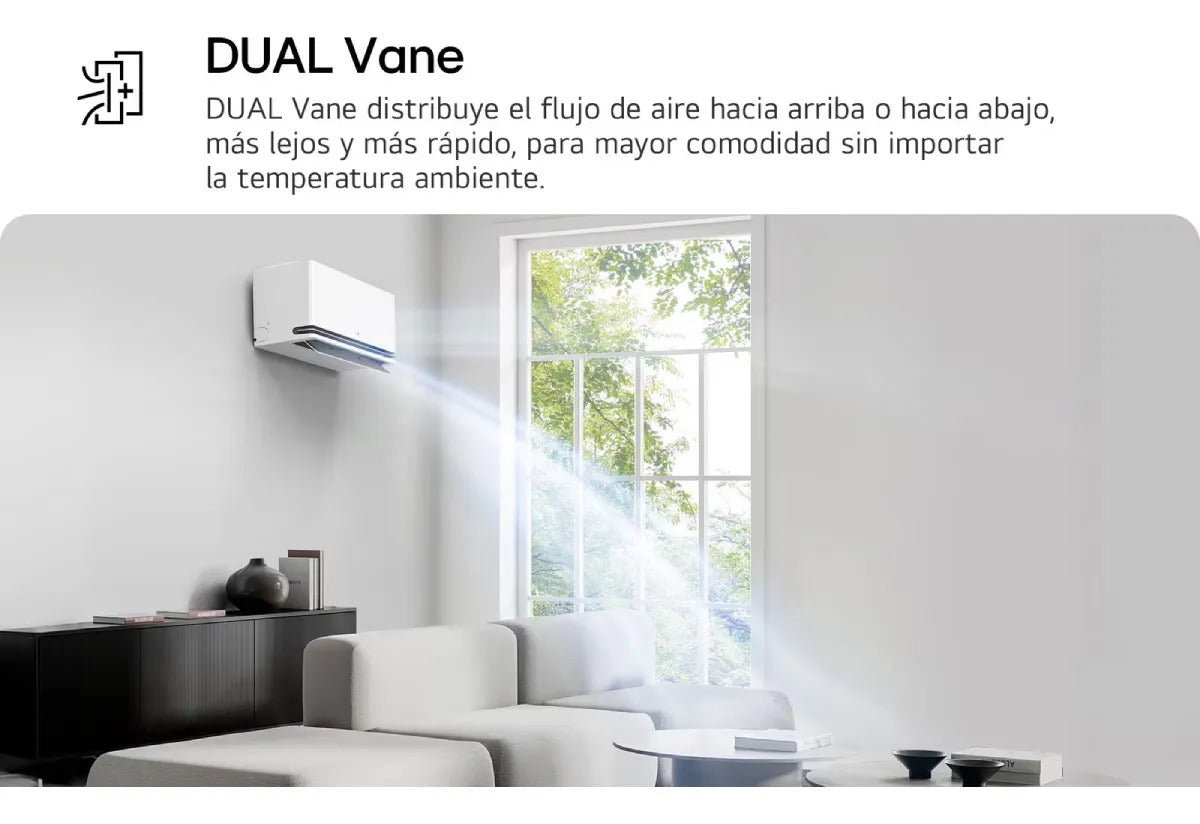 Aire Acondicionado LG DUAL Inverter AI - 4500 Frigorías (5275W) Frío/Calor