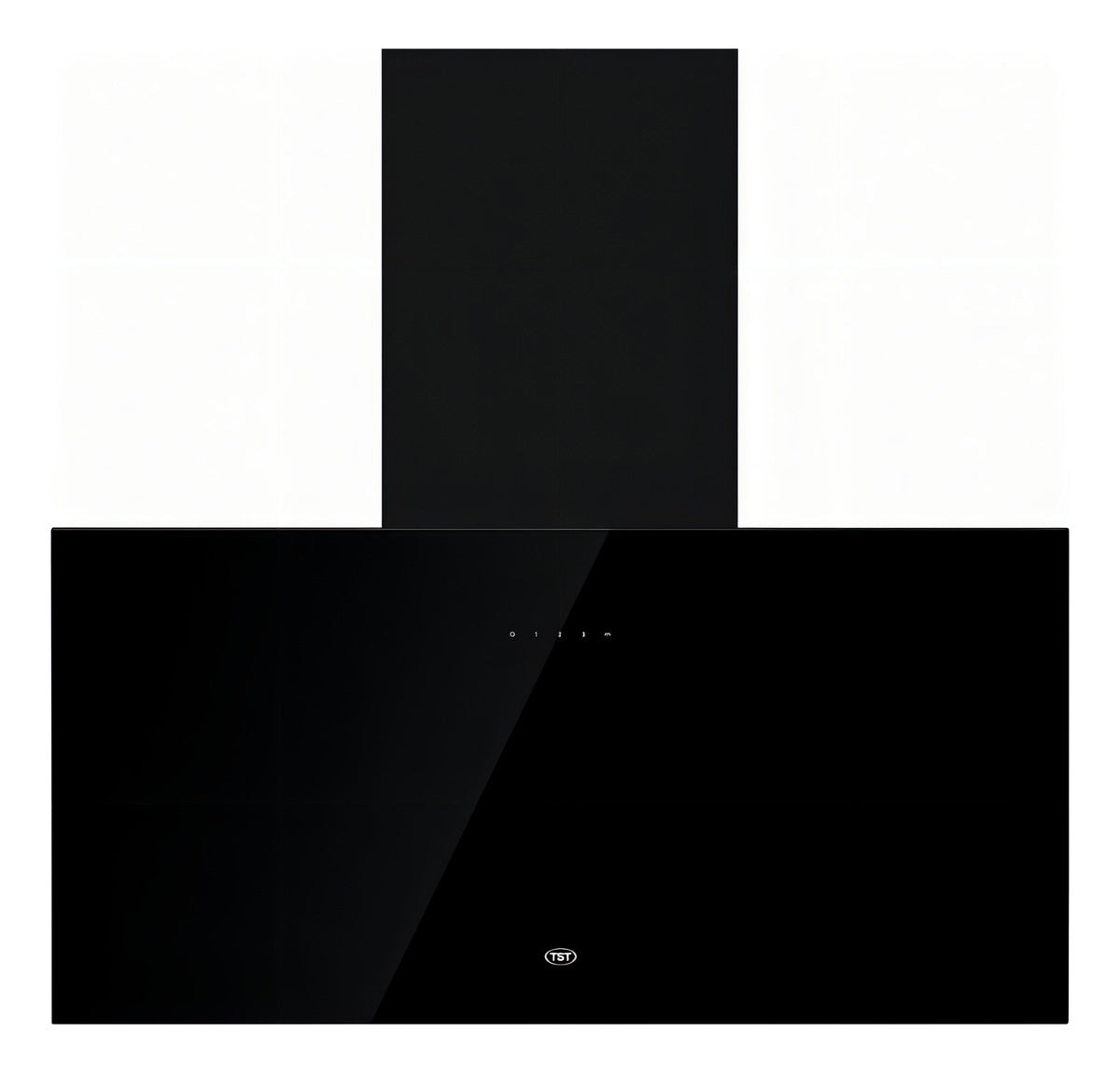 Campana Extractor Cocina Tst Azara 75 Cm Cristal Cod. 340-75 Color Negro