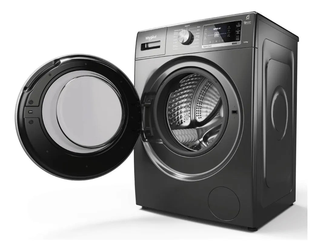 Lavarropas Automático Whirlpool Inverter Hasta 9.5kg Color Gris Oscuro
