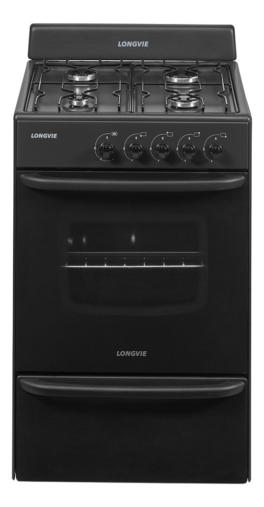 Cocina A Gas Longvie 12231g 56cm Grafito Cajón Parrilla Tipo de conexión Multigas