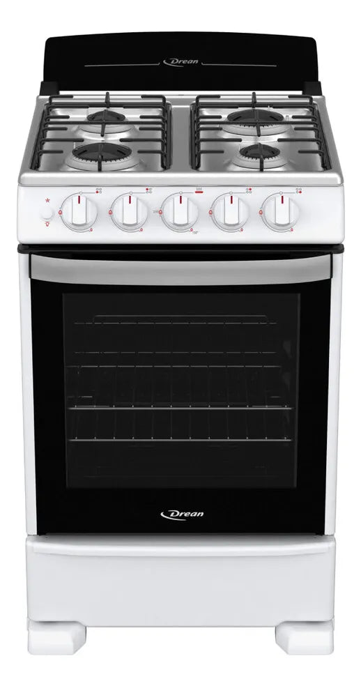 Cocina Multigas Drean 55cm Luz Encendido Termostato Blanca