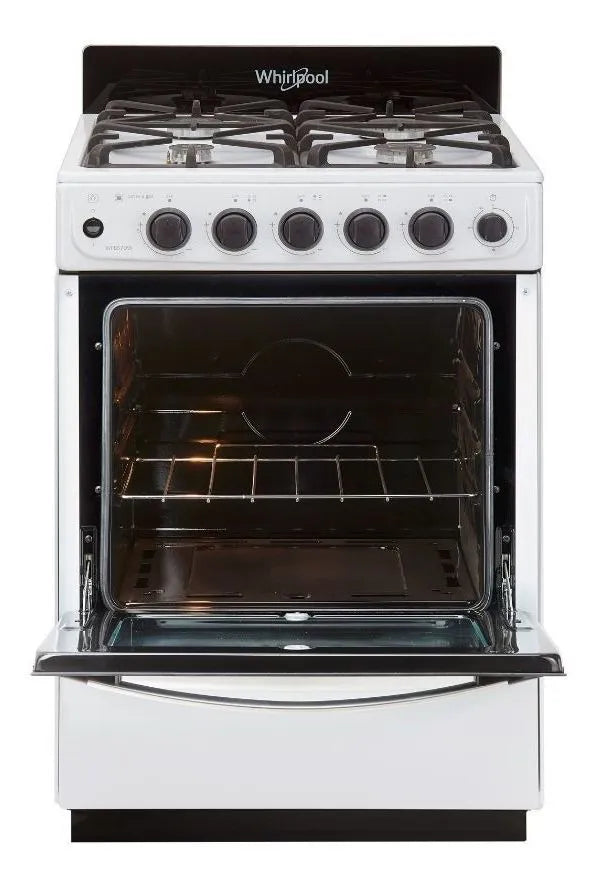 Cocina Whirlpool Multigas 56 Cm Blanca Color Blanco