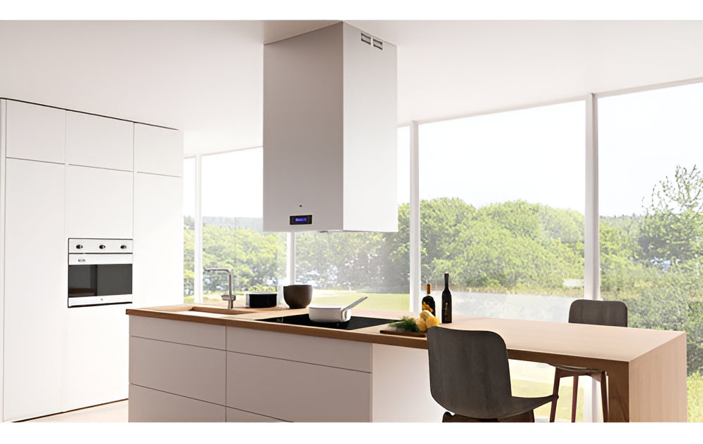 Extractor purificador de cocina TST Kuba Acero inoxidable Isla 500mm x 600mm 245-60