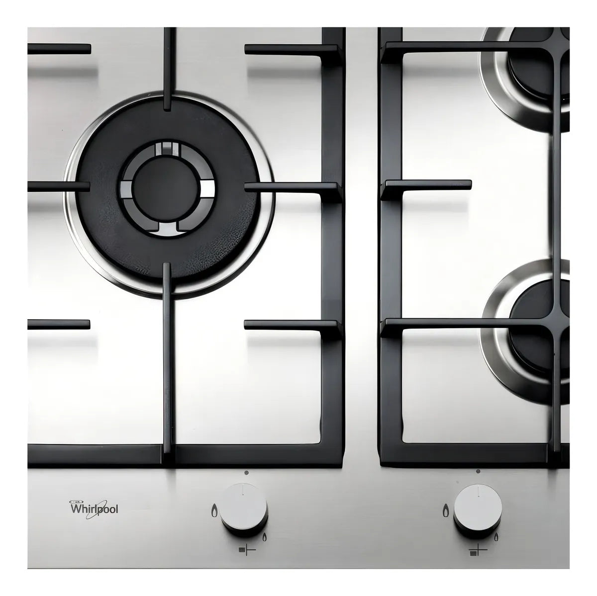 Anafe Empotrable Whirlpool Multigas Inox 90 Cm Color Inoxidable