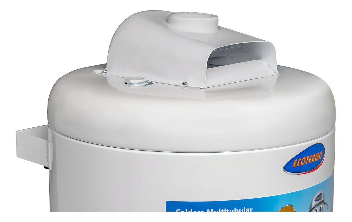 Termotanque A Gas Natural Ecotermo Alta Recuperación 53l Color Blanco