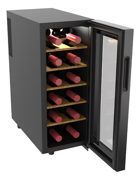 Cava De Vinos Vondom Para 12 Botellas Con Estantes De Madera T12