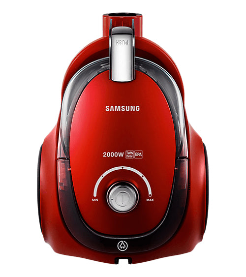 Aspiradora Samsung Sin Bolsa 2000 W Roja Color Rojo Vc20ccnmarf