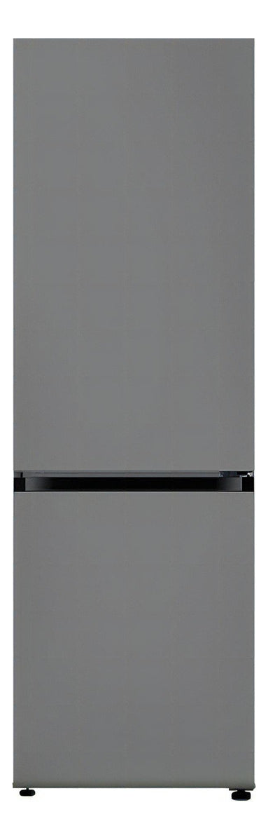 Heladera con freezer inverter Samsung Bespoke color gris 328L RB33A307031 SARB33A307031