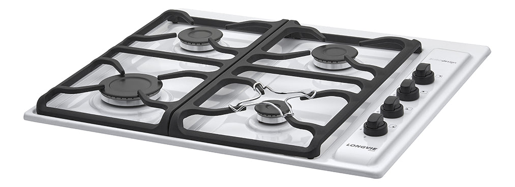 Anafe A Gas Longvie A6600bf Blanco Encendido Una Mano