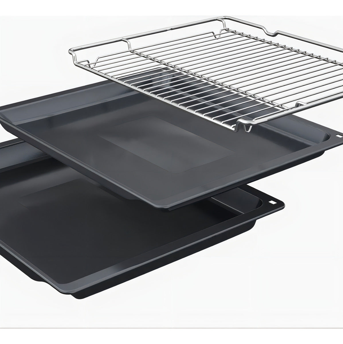 Horno De Empotrar Digital Bosch Hrg7361b1 Vapor Añadido 71lt Negro