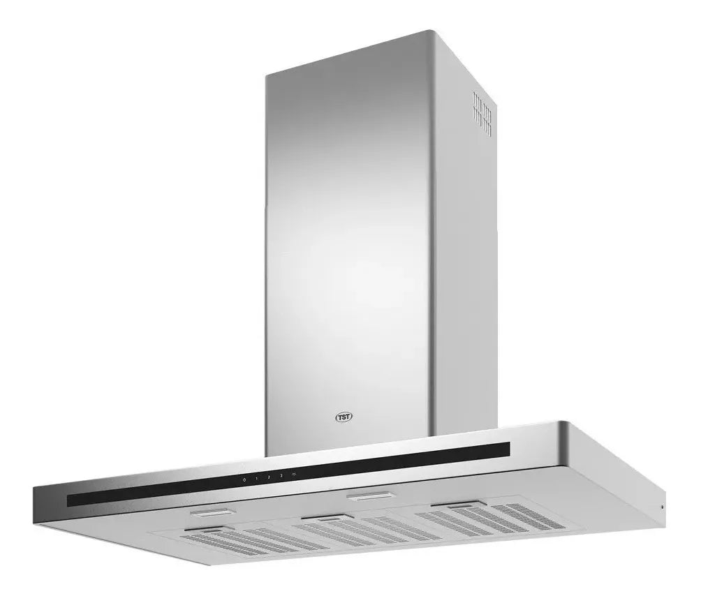 Campana De Cocina Diamante 90cm (pared) - Tst - Touch Acero Color Plateado