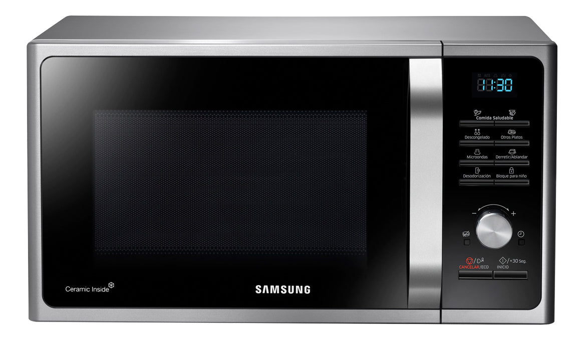 Microondas Samsung Mg28f3k3tas Grill Ceramico 28l