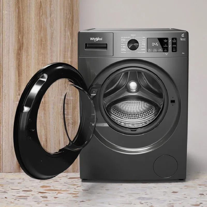Lavarropas Whirlpool Wnq90as Frontal 9kg Inverter Titanium Color Gris oscuro WNQ90ASDNA