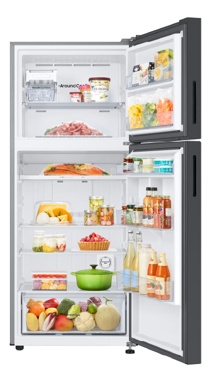 Heladera con freezer inverter Samsung Bespoke clean white Blanca 457L RT47CB664212B3 SART47CB664212