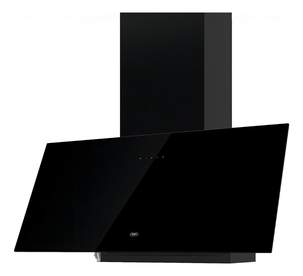 Campana Extractor Cocina Tst Azara 90 Cm Cristal 340-90 Color Negra