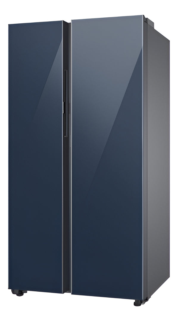 Heladera Samsung Inverter Side By Side Rs23cb760a4 Bespoke 590 L Azul SARS23CB760A4
