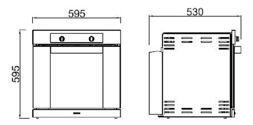 Horno Eléctrico Longvie He1900xf De Empotrar Acero inoxidable