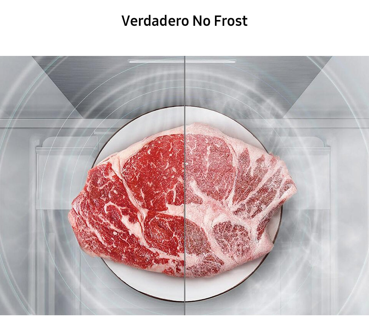 Heladera freezer inferior no frost Samsung digital inverter 328l total neto Plateada SARB31FSRNDSA