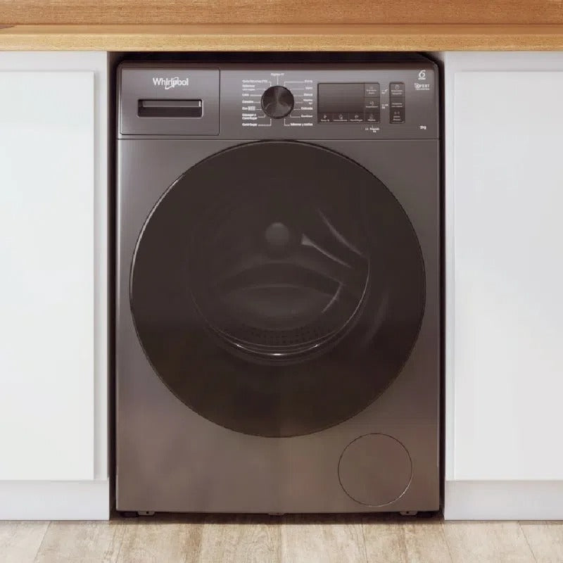 Lavarropas Whirlpool Wnq90as Frontal 9kg Inverter Titanium Color Gris oscuro WNQ90ASDNA