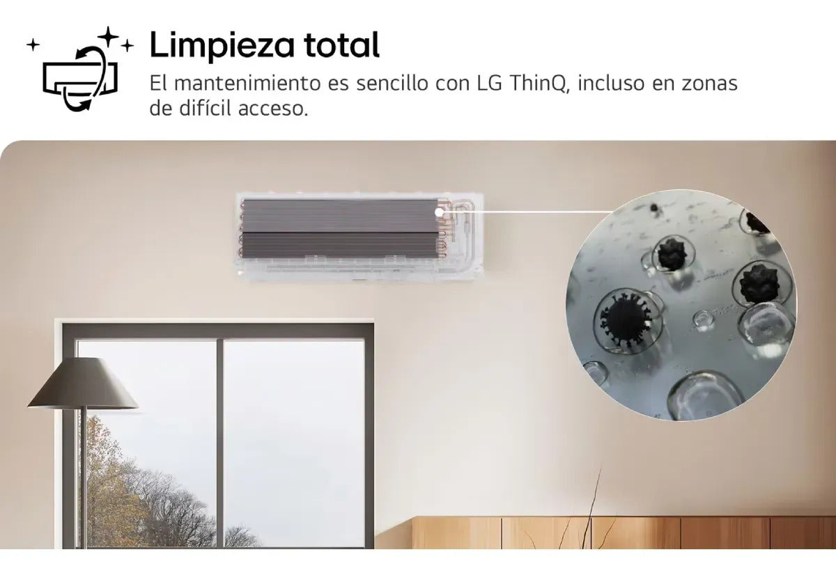 Aire Acondicionado LG DualCool 3000 Frío/Calor Inverter Blanco S3-W120A1DA