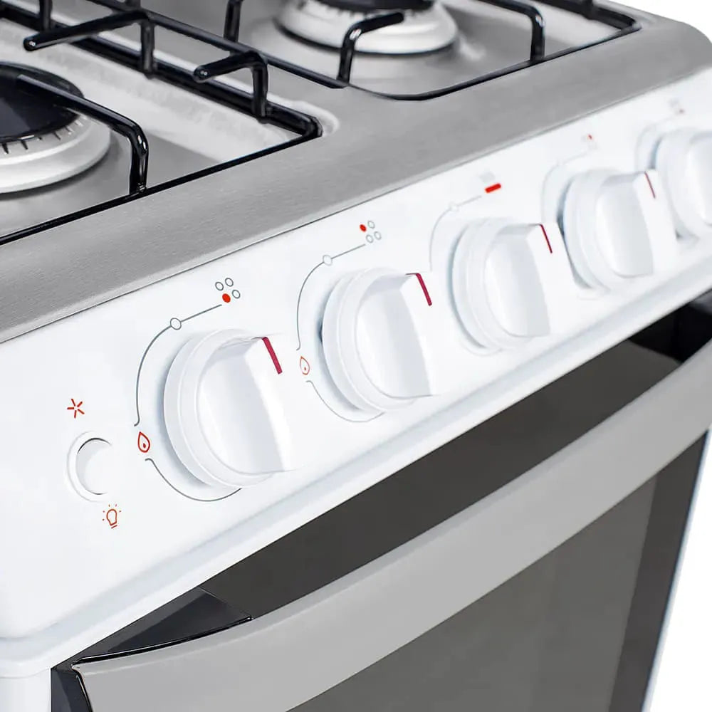 Cocina Multigas Drean 55cm Luz Encendido Termostato Blanca