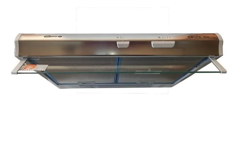 Purificador Spar Senza Duo 60cm 2 Motores Blanco Fte Acero Color Blanco/acero Inoxidable