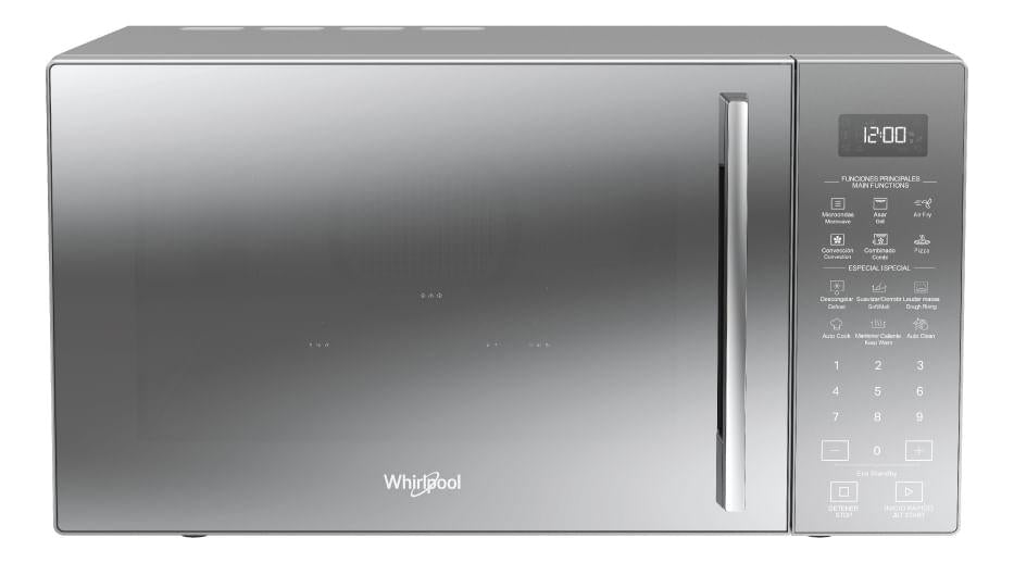 Microondas Whirlpool Wcollection Con Air Fry 29 Lts - Silver WMC29AS WMC29ASDIM