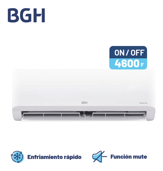 Aire Acondicionado Split Frío/calor Bgh 5400w 4644f Bs54wcdw
