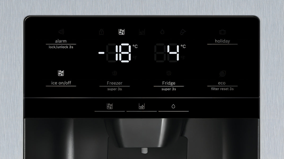 Heladera Bosch Side By Side Kag93a Inverter 598 Lts Home Bar