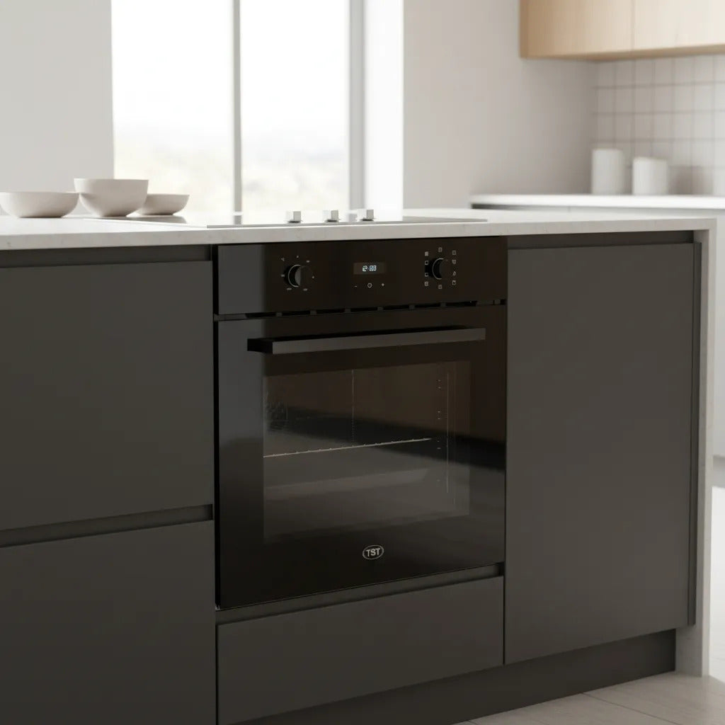 Horno Empotrable Electrico 56l Tst Multifuncion E-luxeblack Negro 41-60