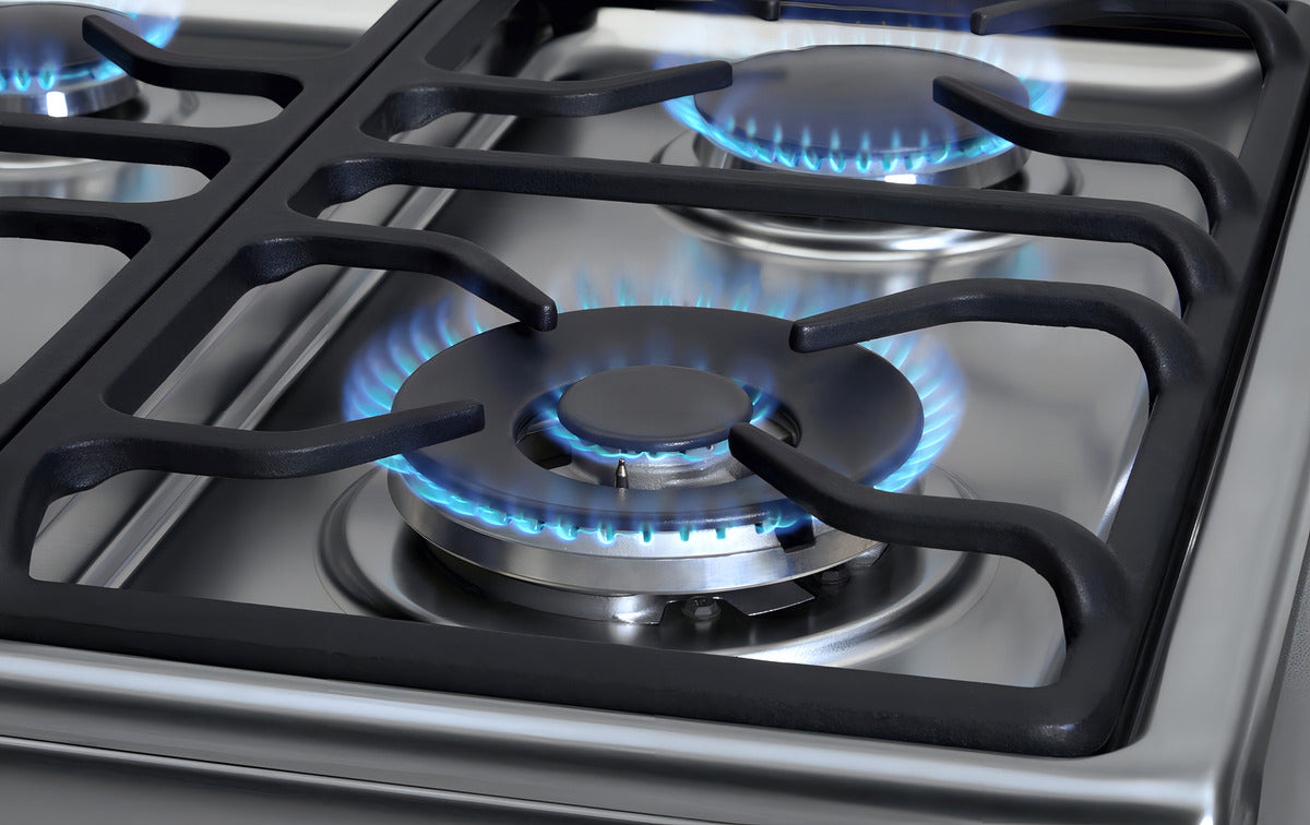 Cocina A Gas Longvie 19501g 56cm Grafito Encendido Una Mano