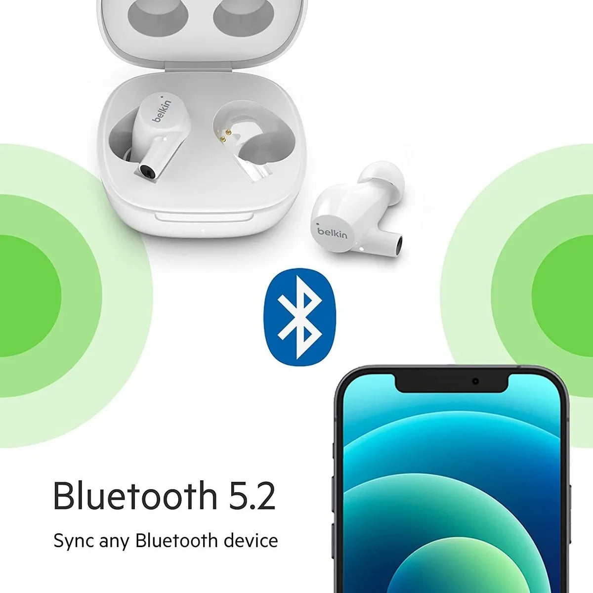 Belkin Soundform Rise True Auriculares Inalámbricos Con Al Y