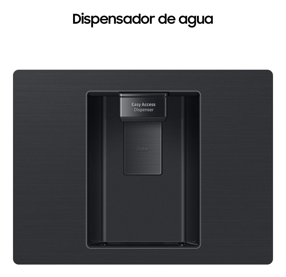 Heladera Samsung Ai Smartthings Dispenser Agua 517 L Black SART53DG6750B1